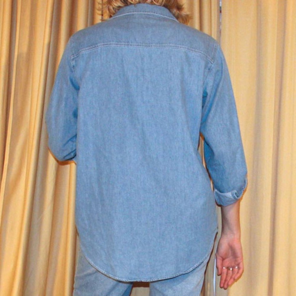 Mickey Collection Denim Button Up - image 4